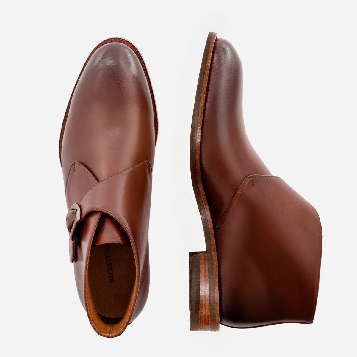 Men’s Gregory Buckle Boots in Premium Full-Grain Leather