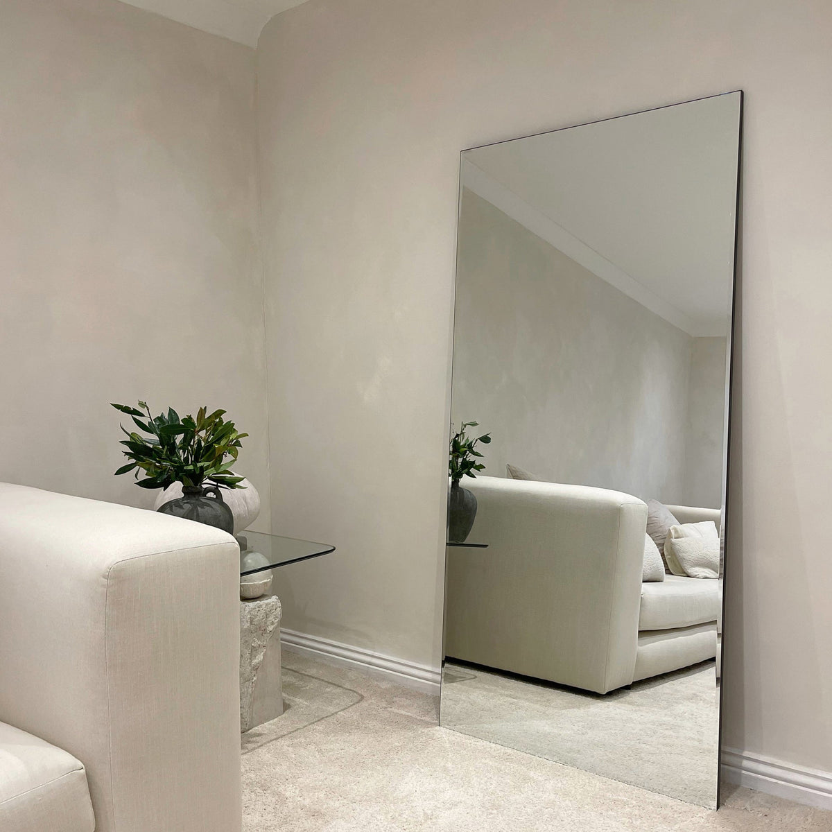 Edge Mirror – Large Rectangular Full-Length Frameless Mirror (170 cm x 80 cm)