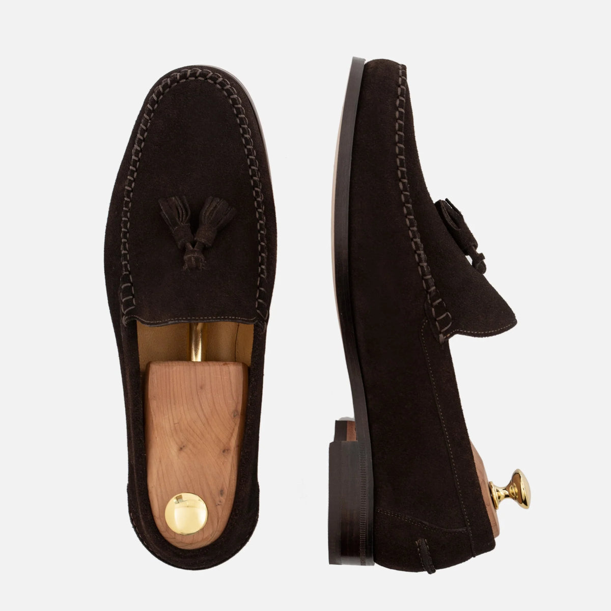 Lewis Men’s Water-Repellent Suede Tassel Loafers