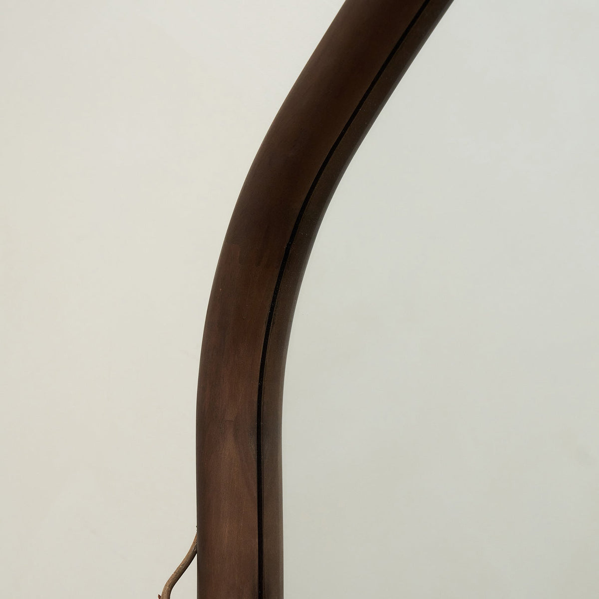 Alice Mirror – Extra Large Irregular Full Body Dark Wood Mirror (180 cm x 110 cm)