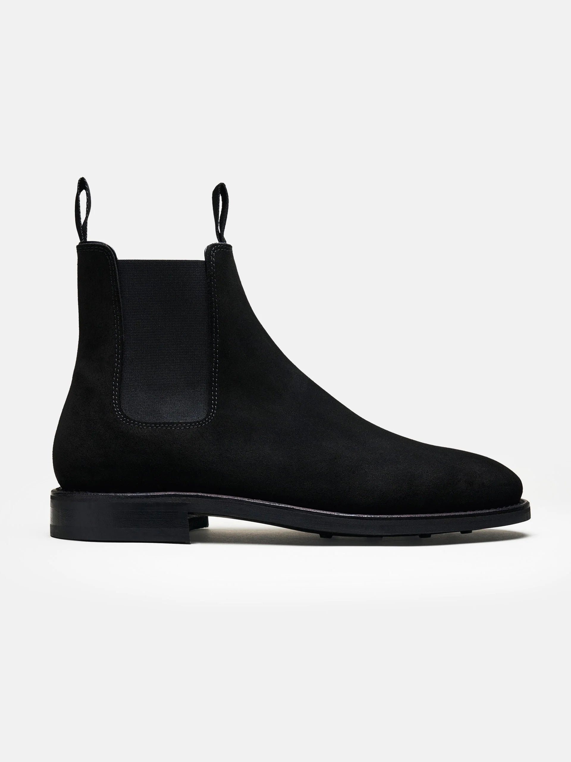 The Chelsea Boot - Black Suede