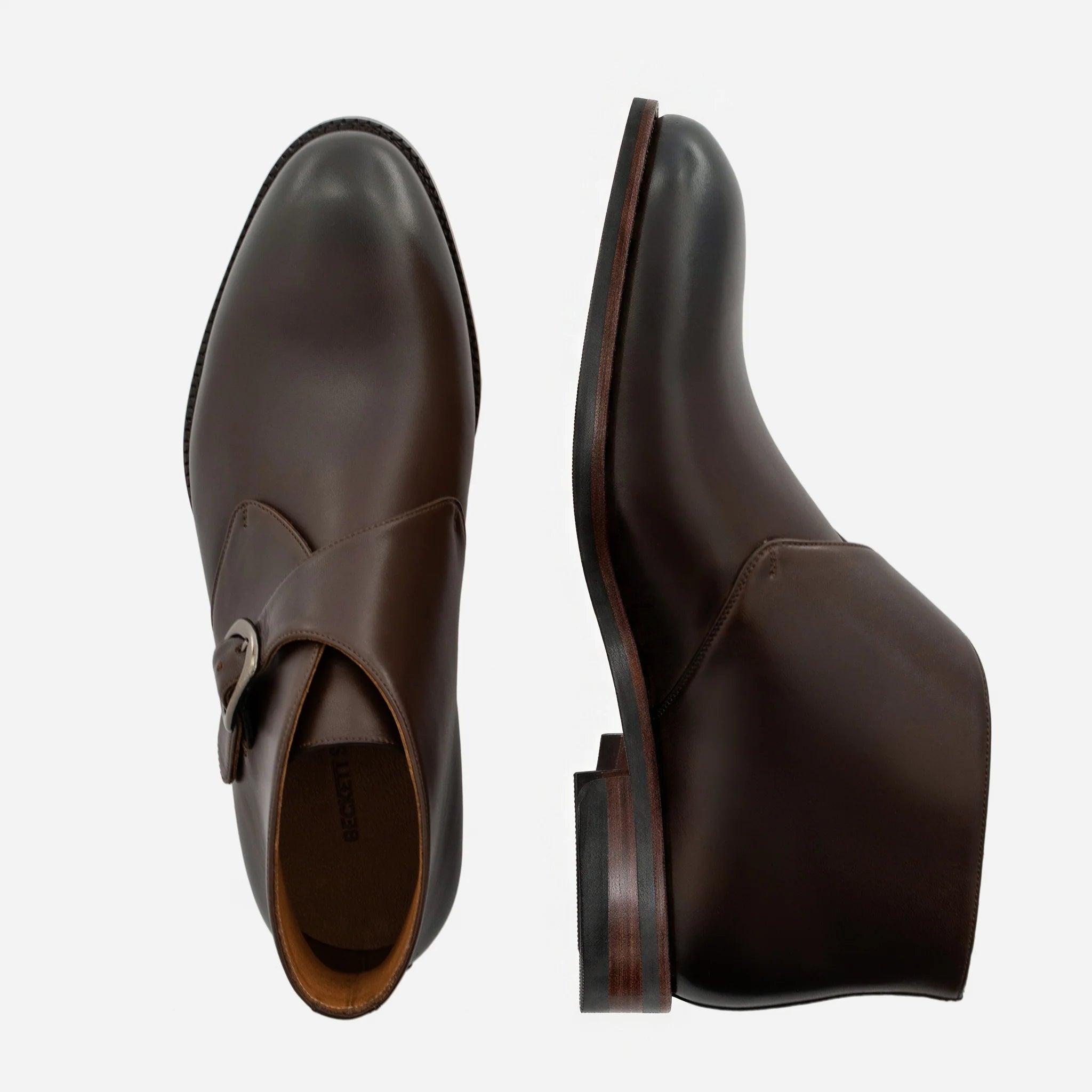 Men’s Gregory Buckle Boots in Premium Full-Grain Leather