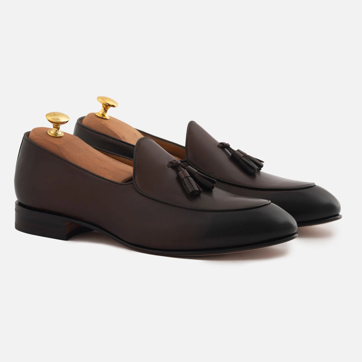 Perry Men's Belgian Loafer in Premium Full-Grain Leather