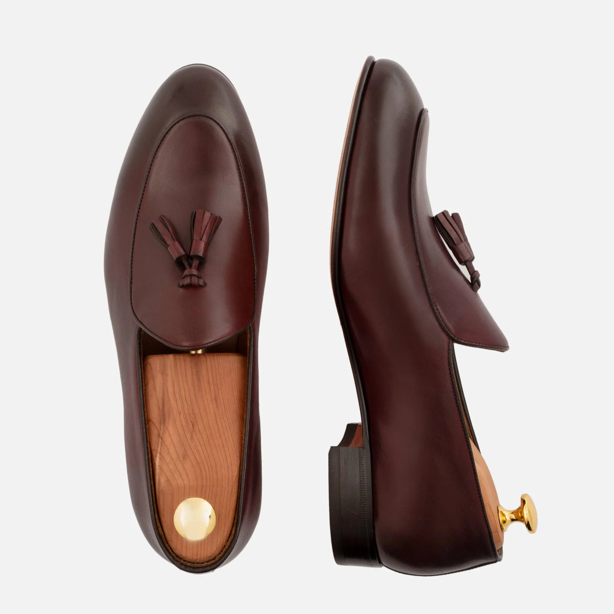 Perry Men's Belgian Loafer in Premium Full-Grain Leather