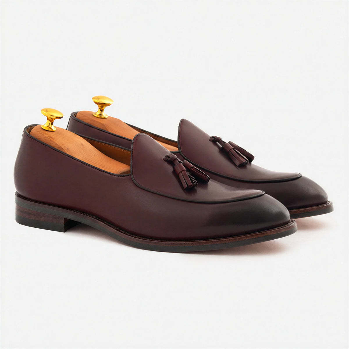 Perry Men's Belgian Loafer in Premium Full-Grain Leather