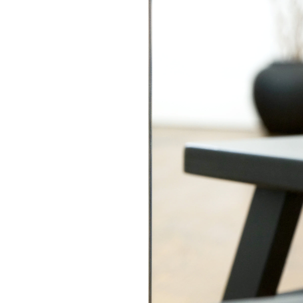 Edge Mirror – Extra large frameless full-length mirror with curved design (179 cm x 110 cm)