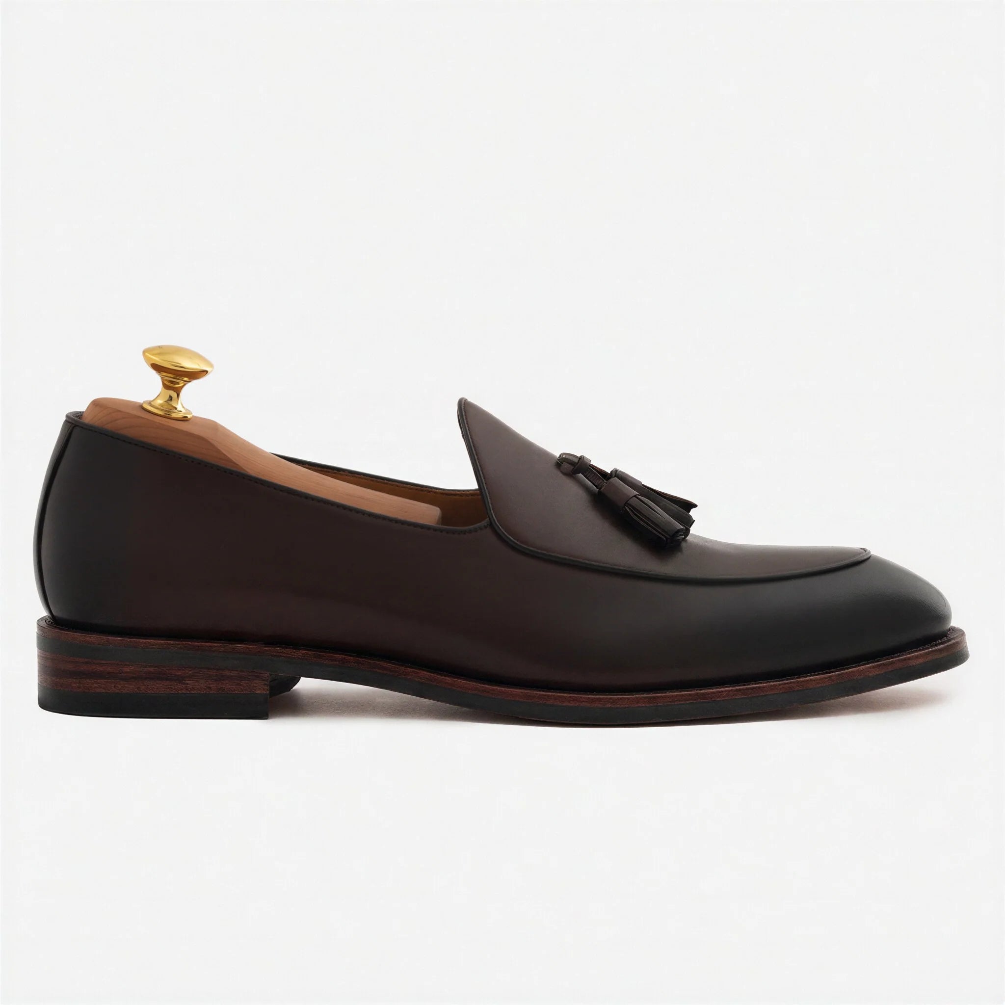 Perry Men's Belgian Loafer in Premium Full-Grain Leather