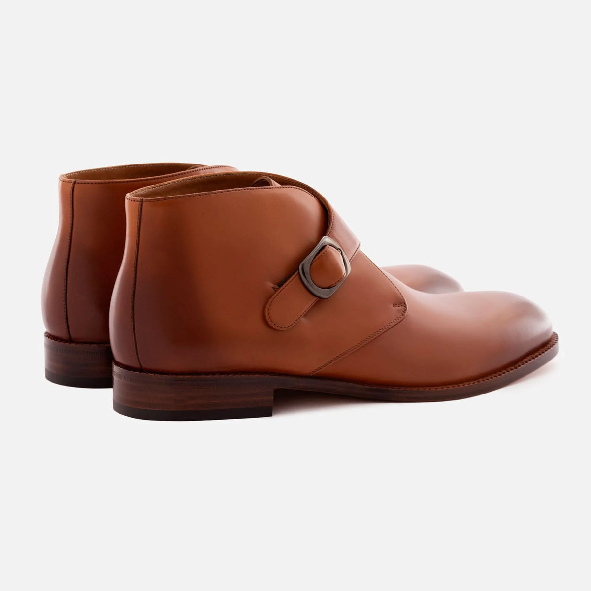 Men’s Gregory Buckle Boots in Premium Full-Grain Leather