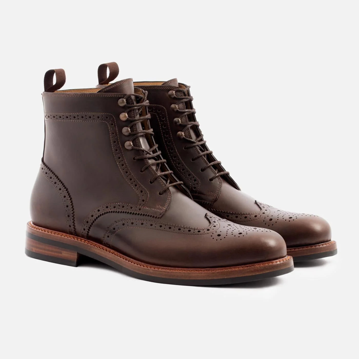 Nolan Men’s Pull-Up Brogue Boots
