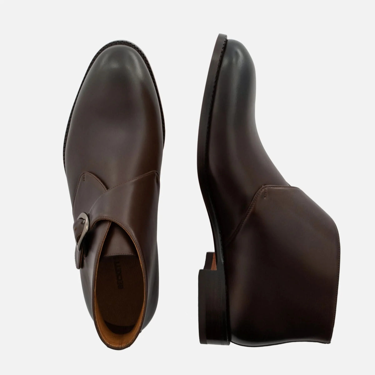 Men’s Gregory Buckle Boots in Premium Full-Grain Leather