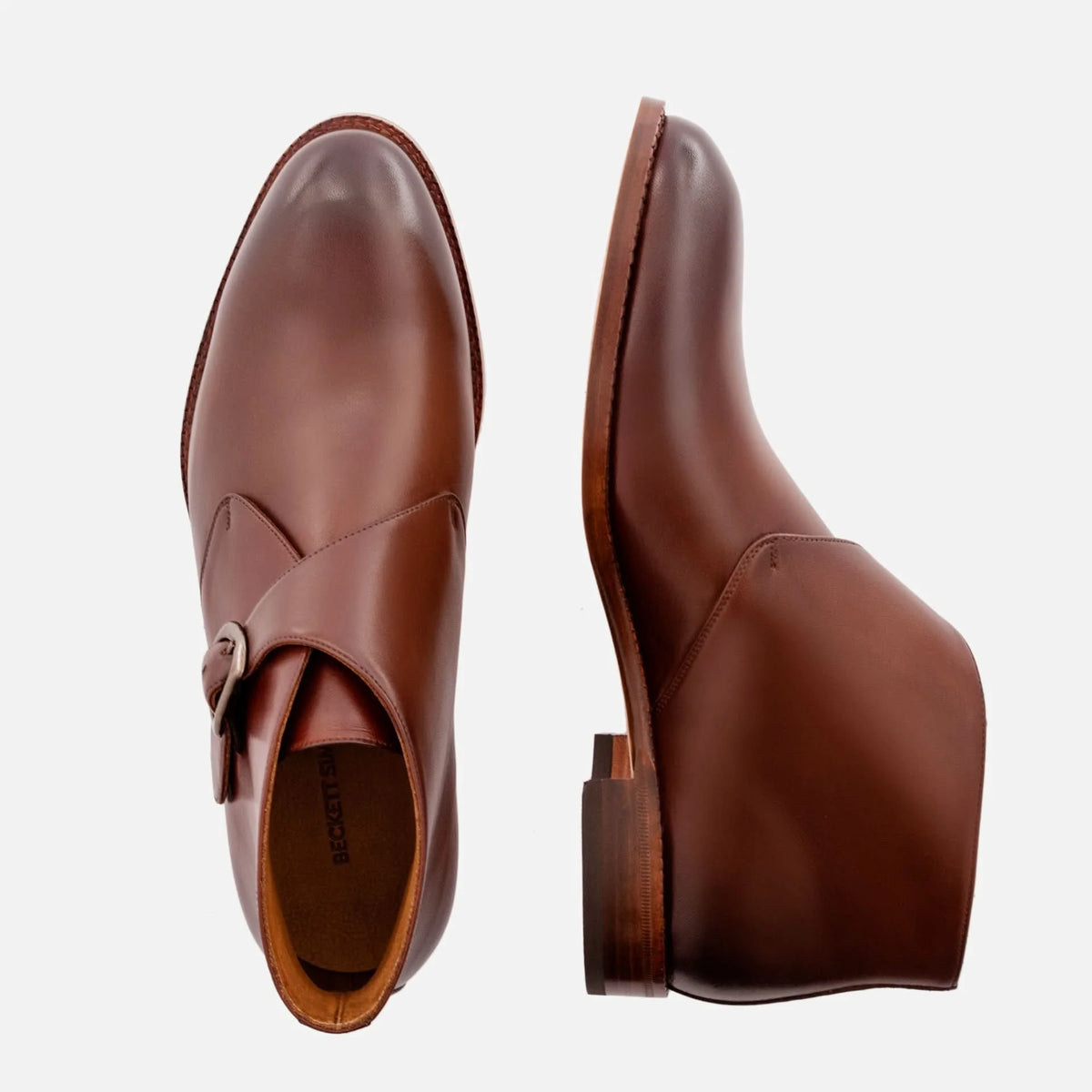 Men’s Gregory Buckle Boots in Premium Full-Grain Leather