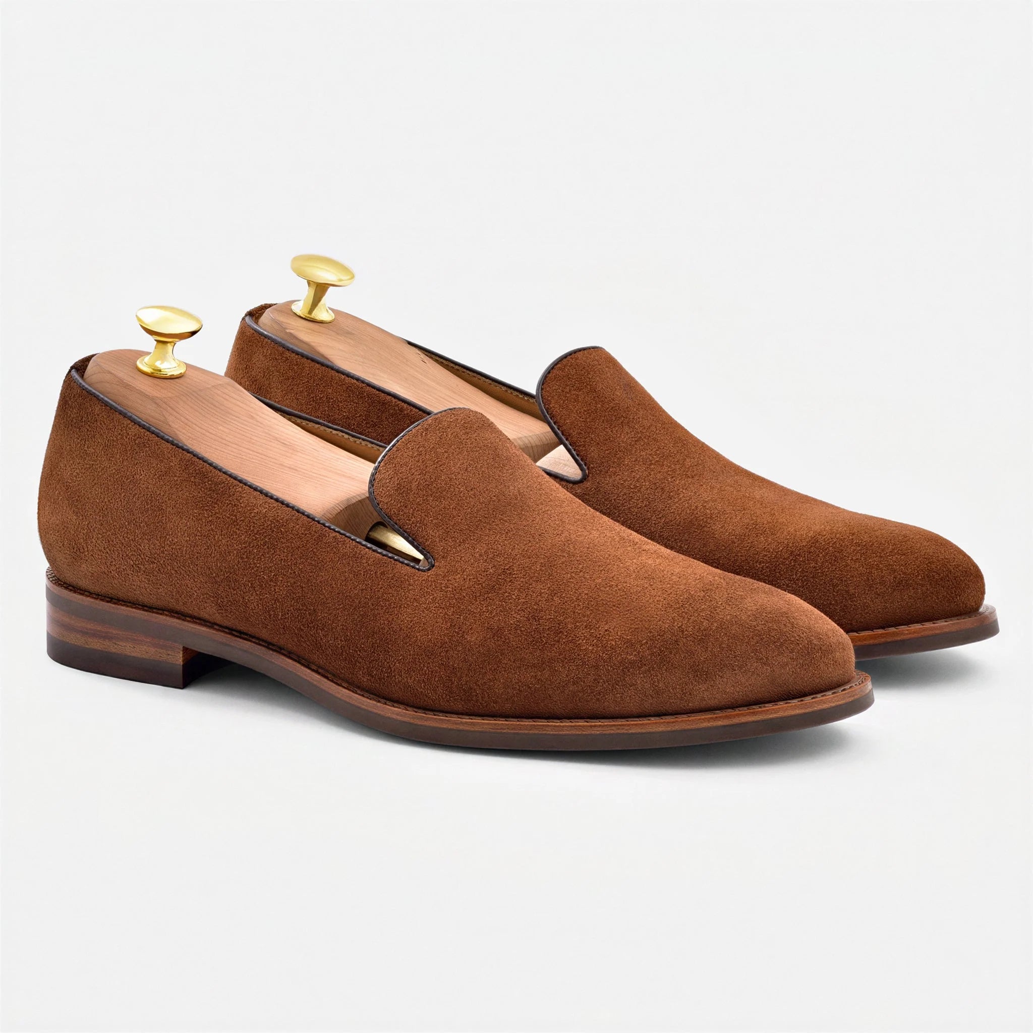 Men’s Langford Wholecut Suede Loafers