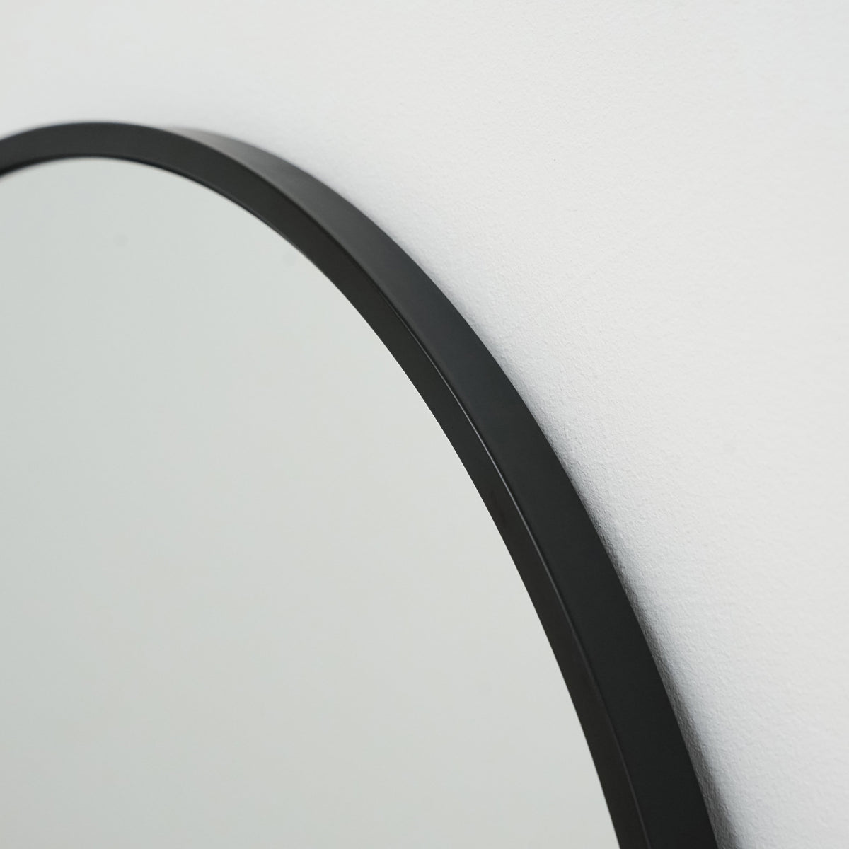 Liberty Mirror - Large Black Arched Metal Mirror 160cm x 60cm