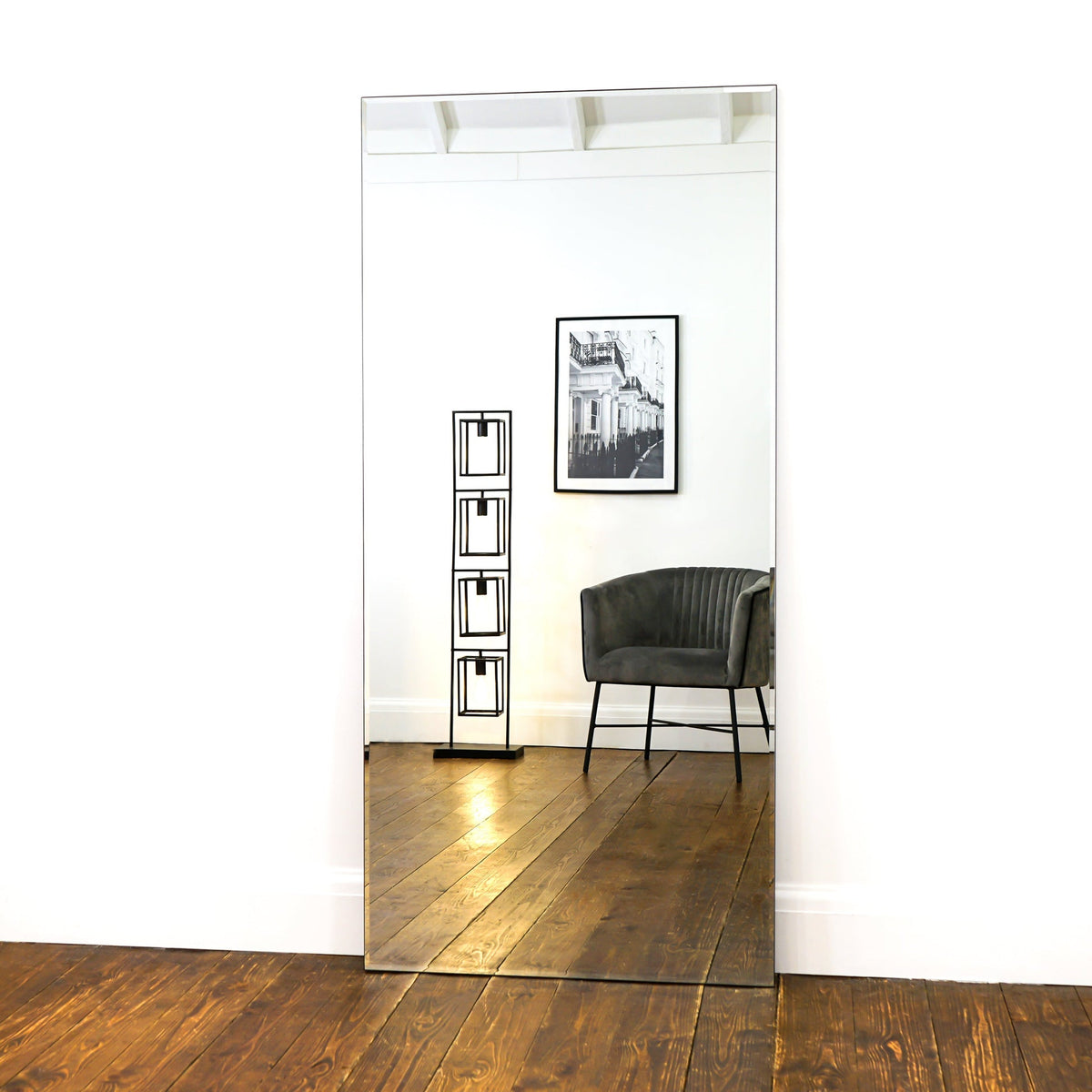 Edge Mirror – Large Rectangular Full-Length Frameless Mirror (170 cm x 80 cm)