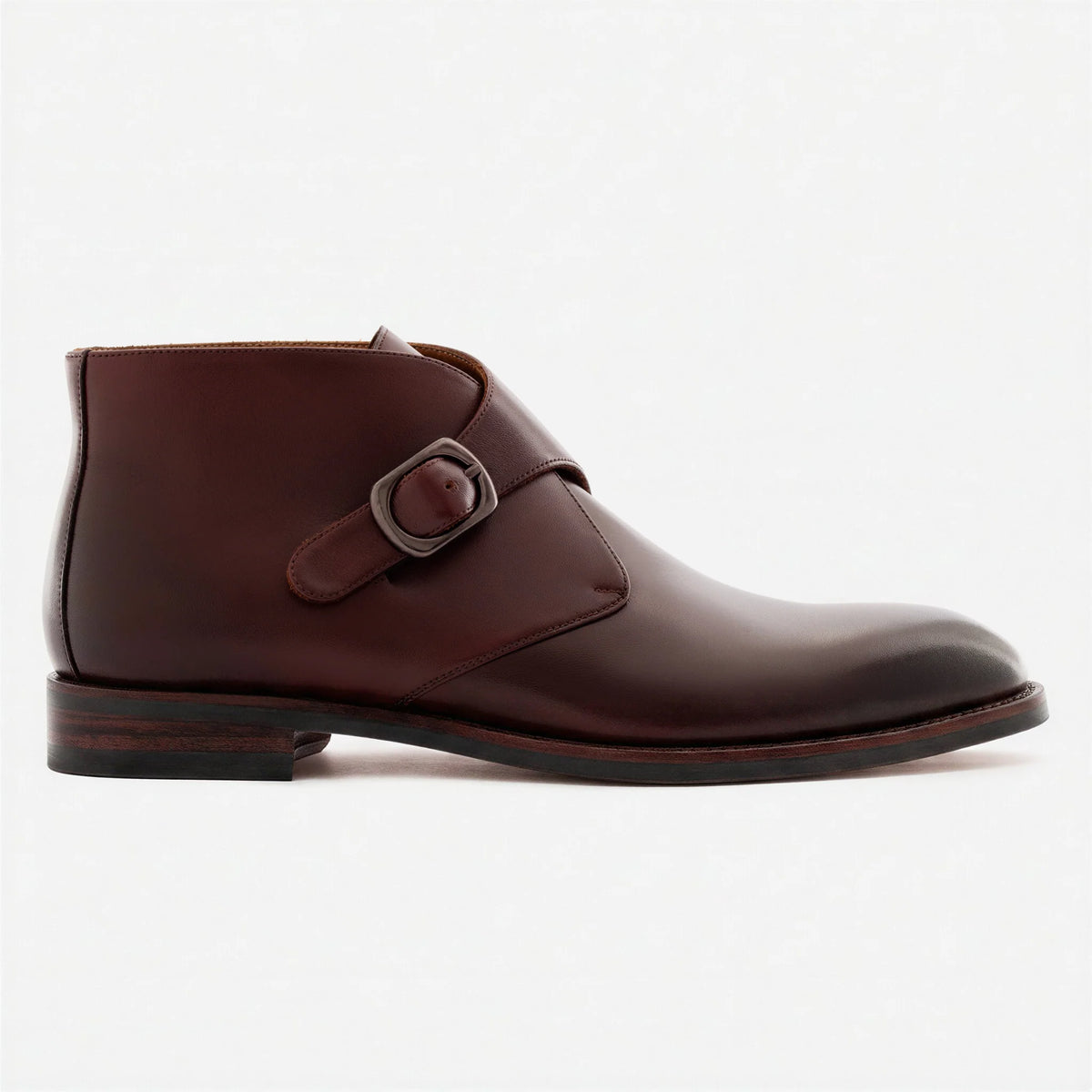 Men’s Gregory Buckle Boots in Premium Full-Grain Leather