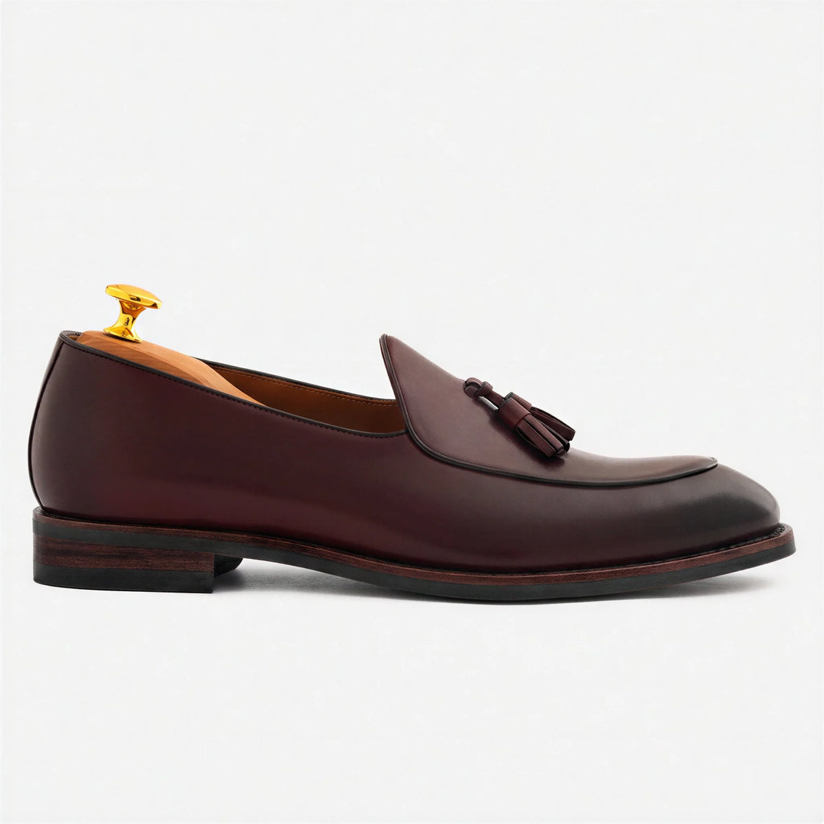 Perry Men's Belgian Loafer in Premium Full-Grain Leather