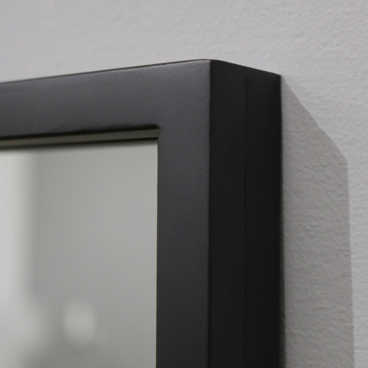 Islington Mirror – Industrial style full-length mirror in black metal (170 cm x 80 cm)