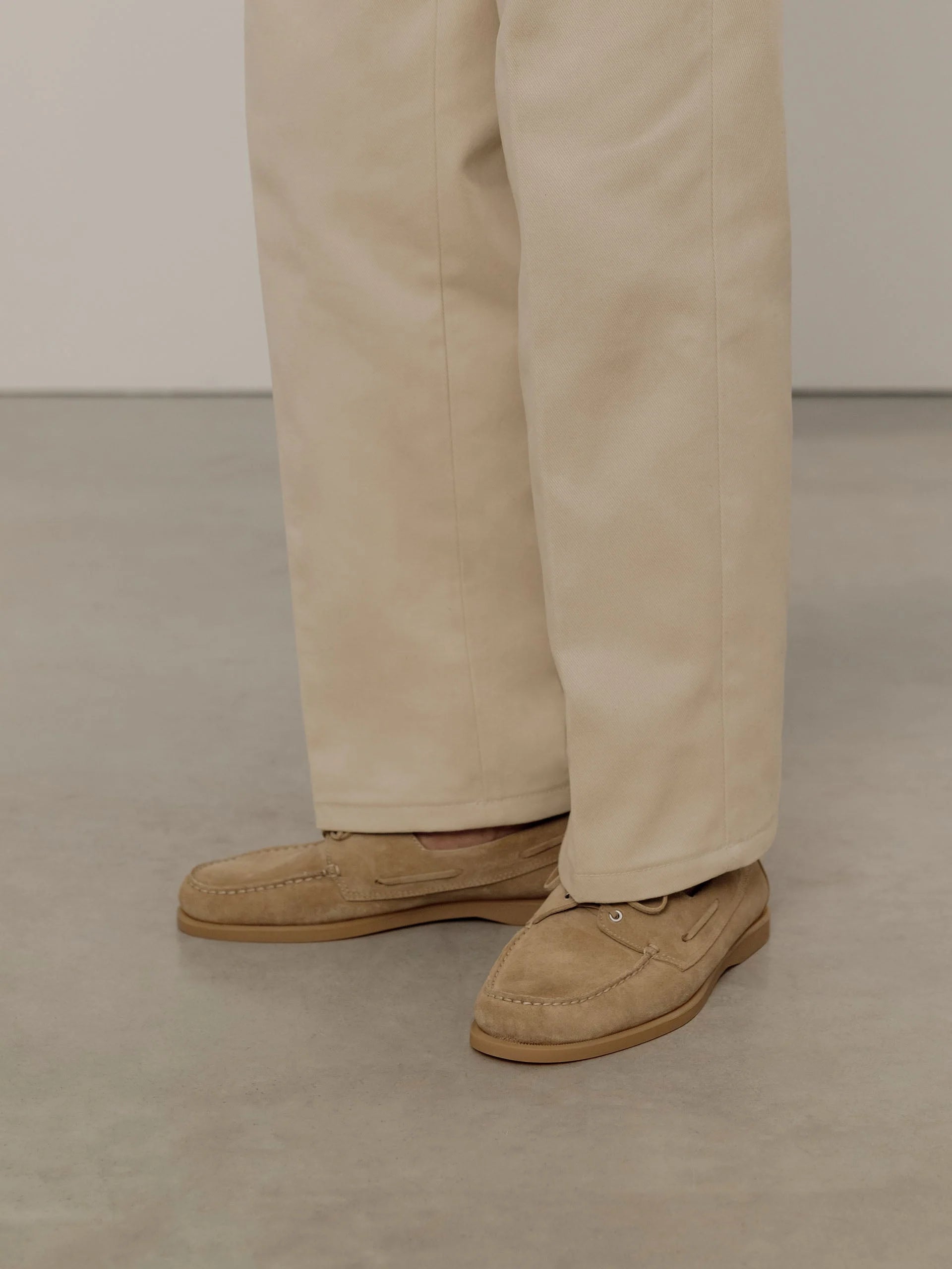 The Boat Shoe - Sand Suede