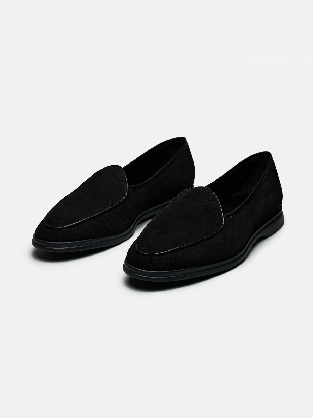 The Belgian Loafer - Black Suede