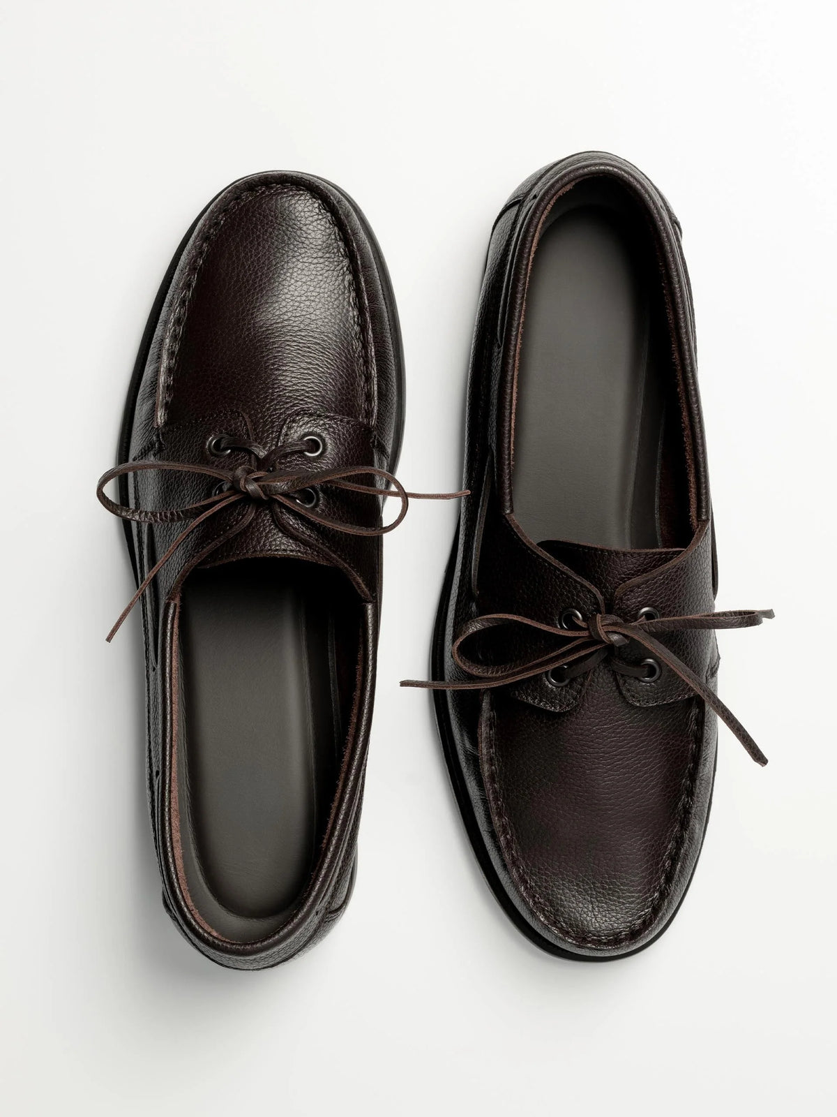 The Boat Shoe - Brown Grain