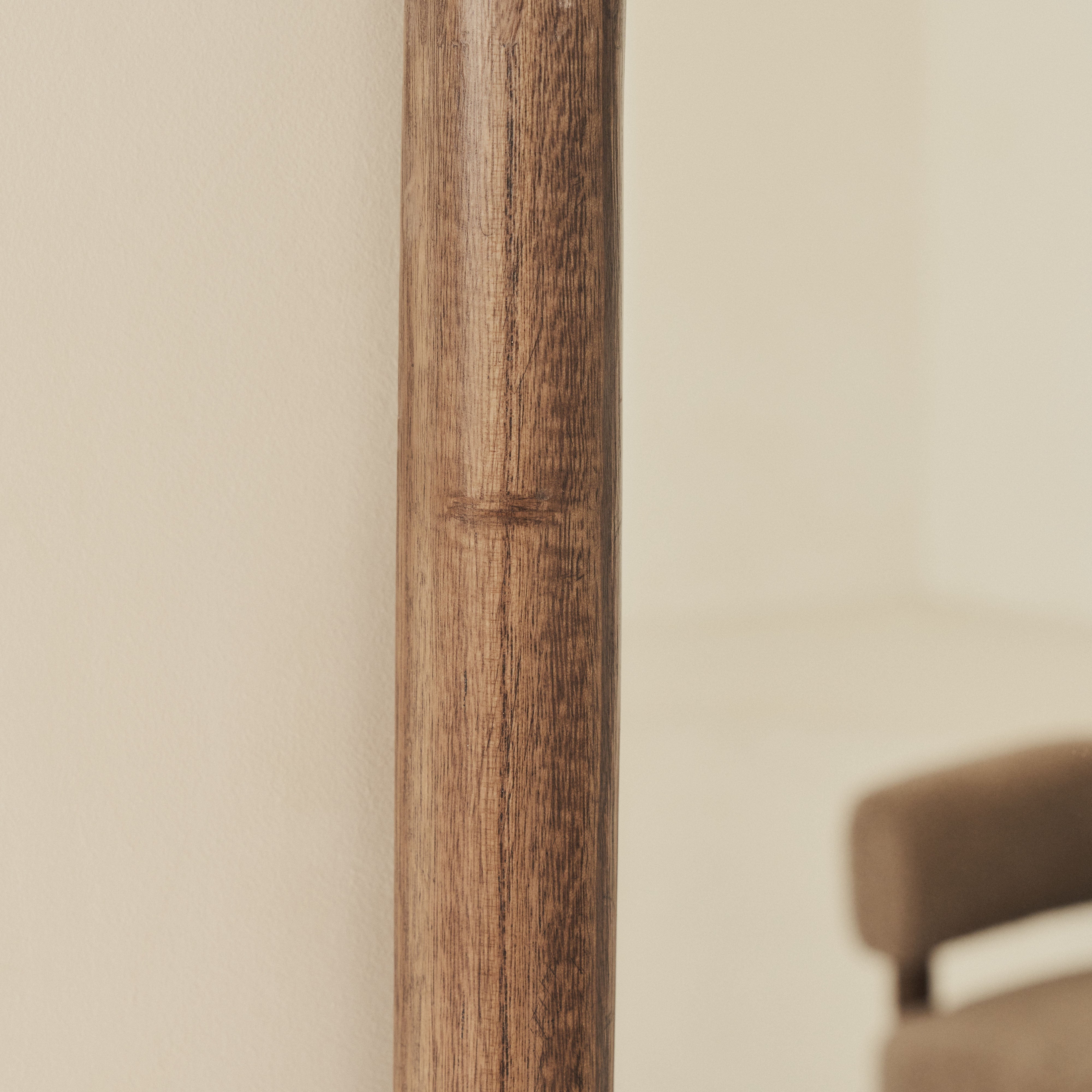 Amora Mirror – Large full-length mirror with curved wooden frame (180 cm x 90 cm)