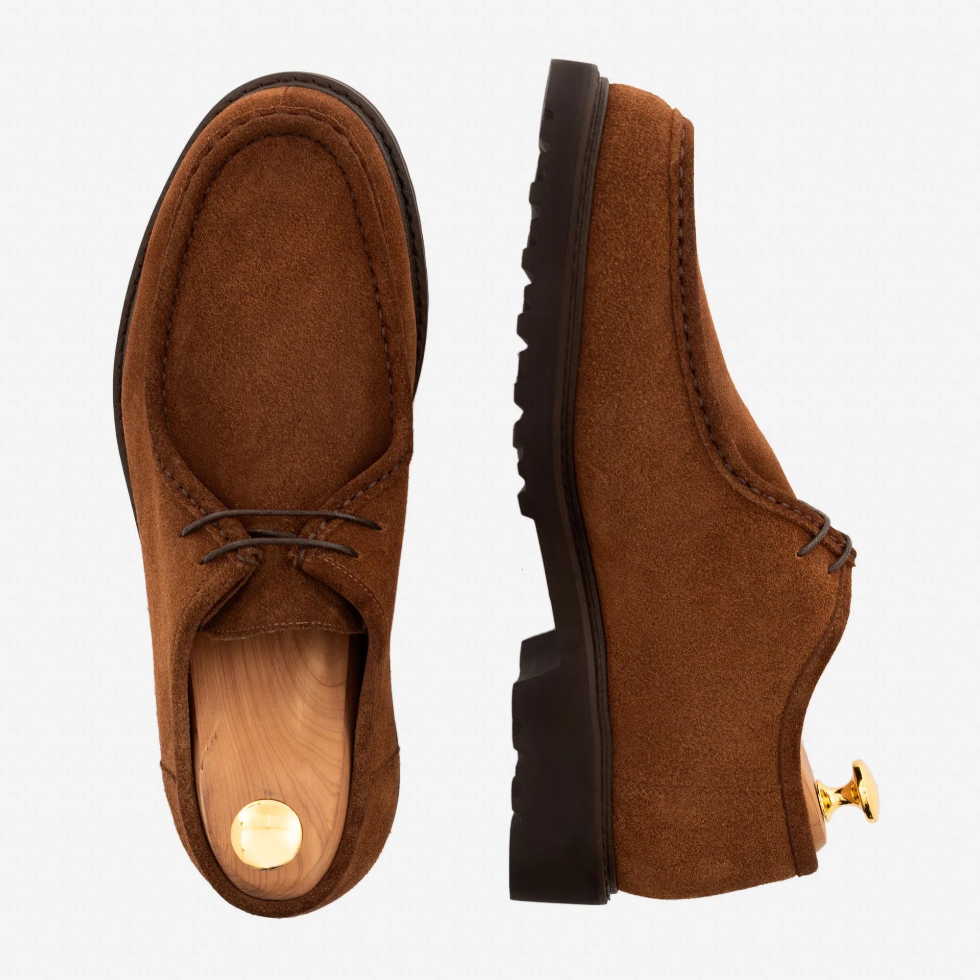 Theo Derbies - Men’s  Water-Repellent Suede