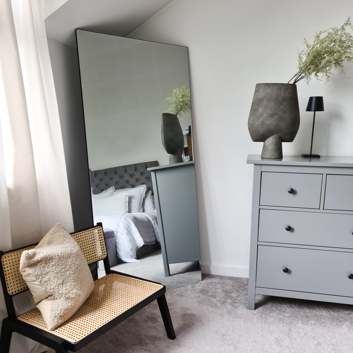 Edge Mirror – Large Rectangular Full-Length Frameless Mirror (170 cm x 80 cm)