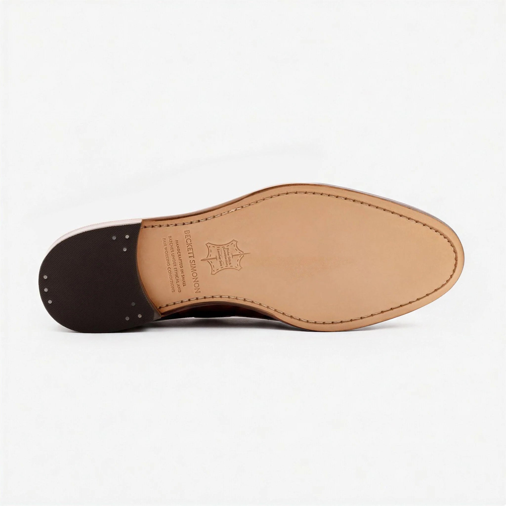 Perry Men's Belgian Loafer in Premium Full-Grain Leather