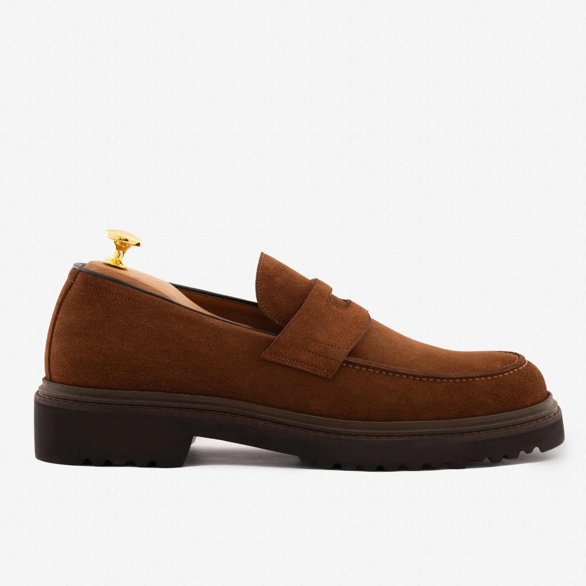 Fuentes Water-Repellent Suede Loafers for Men