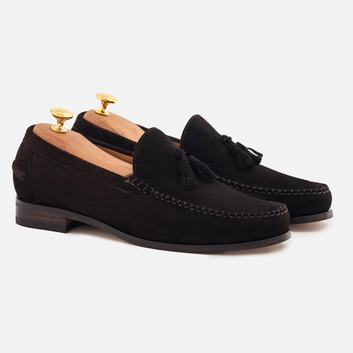 Lewis Men’s Water-Repellent Suede Tassel Loafers