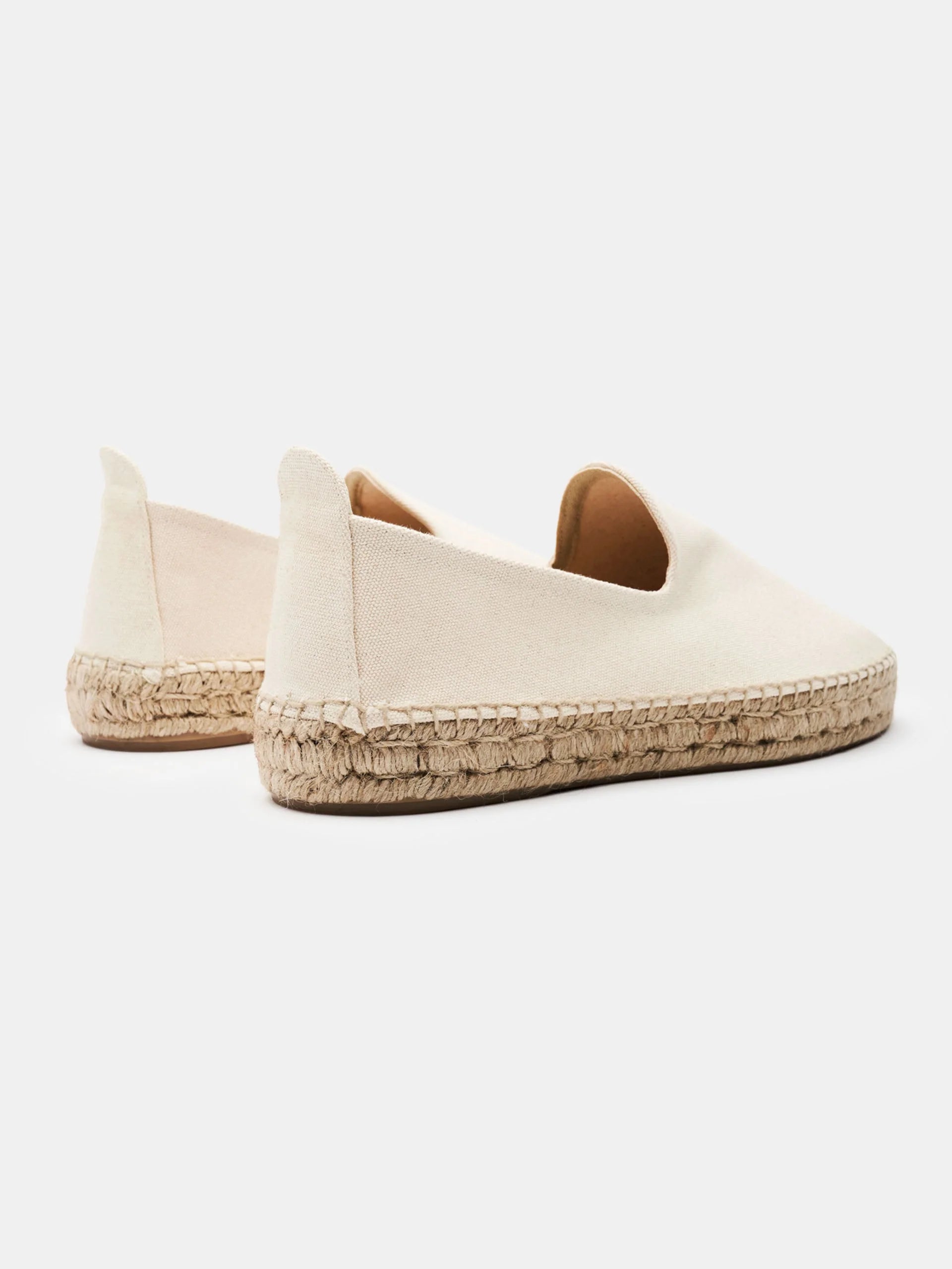 The Espadrille - Ivory Canvas