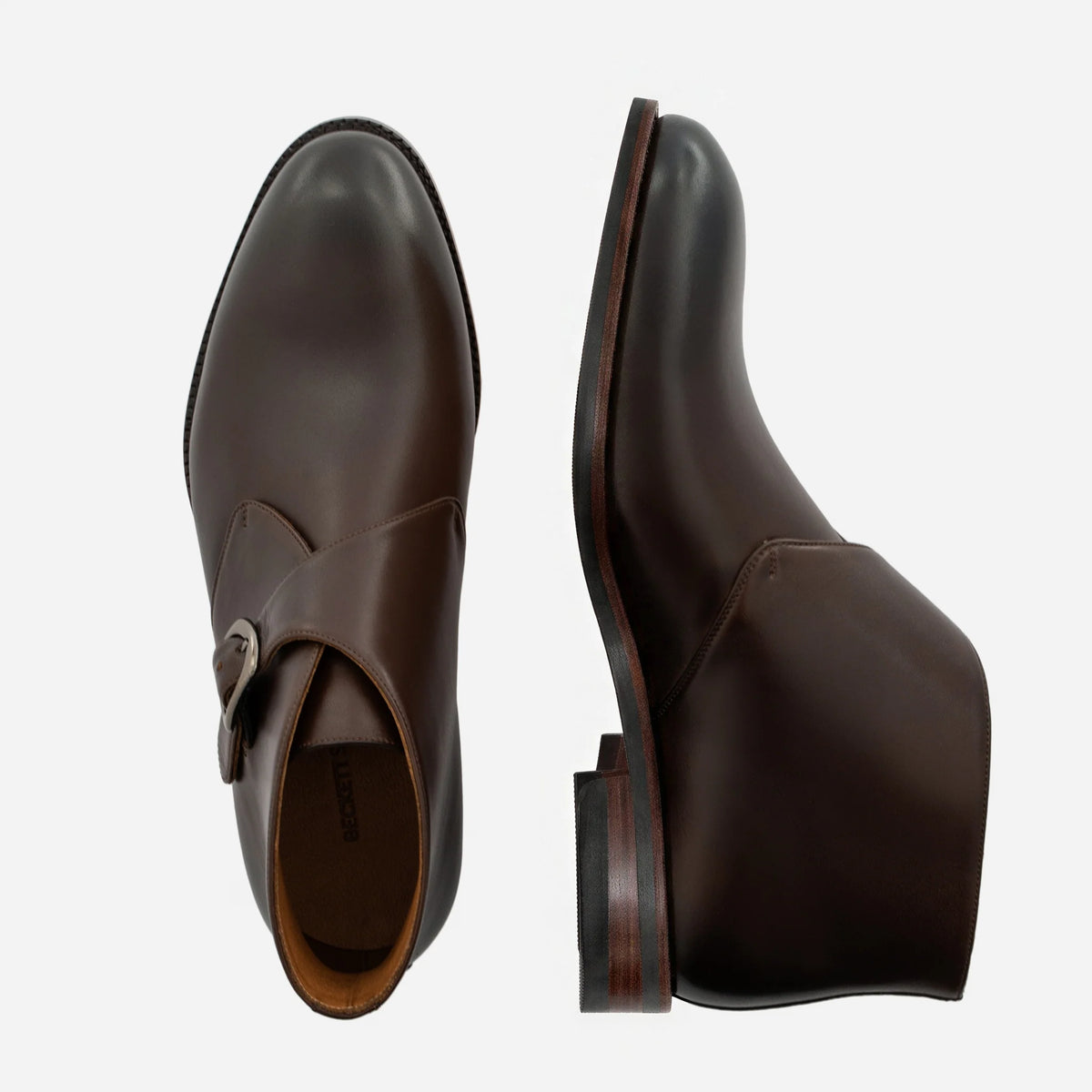 Men’s Gregory Buckle Boots in Premium Full-Grain Leather
