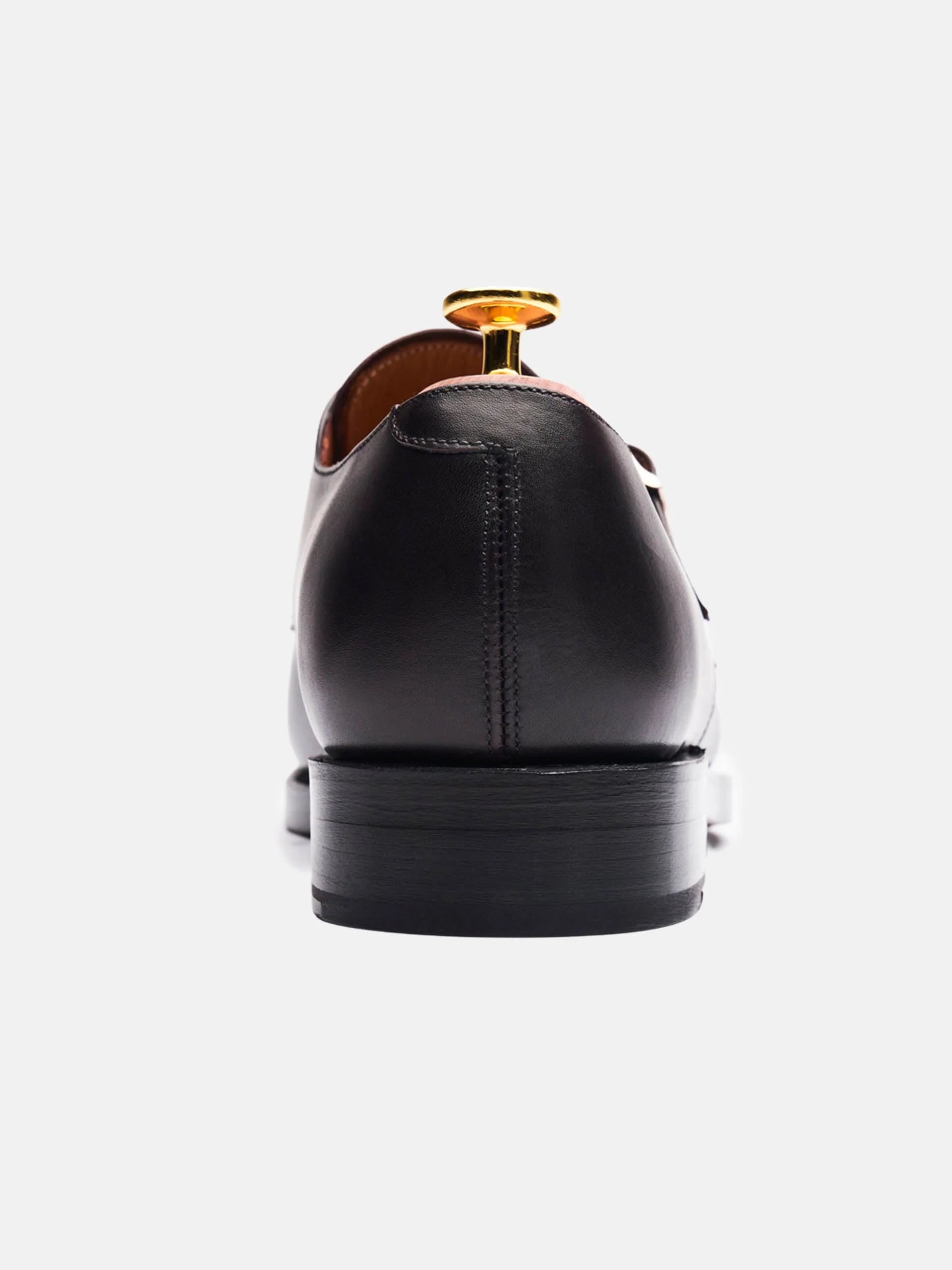 The Double Monkstrap - Burgundy Calf