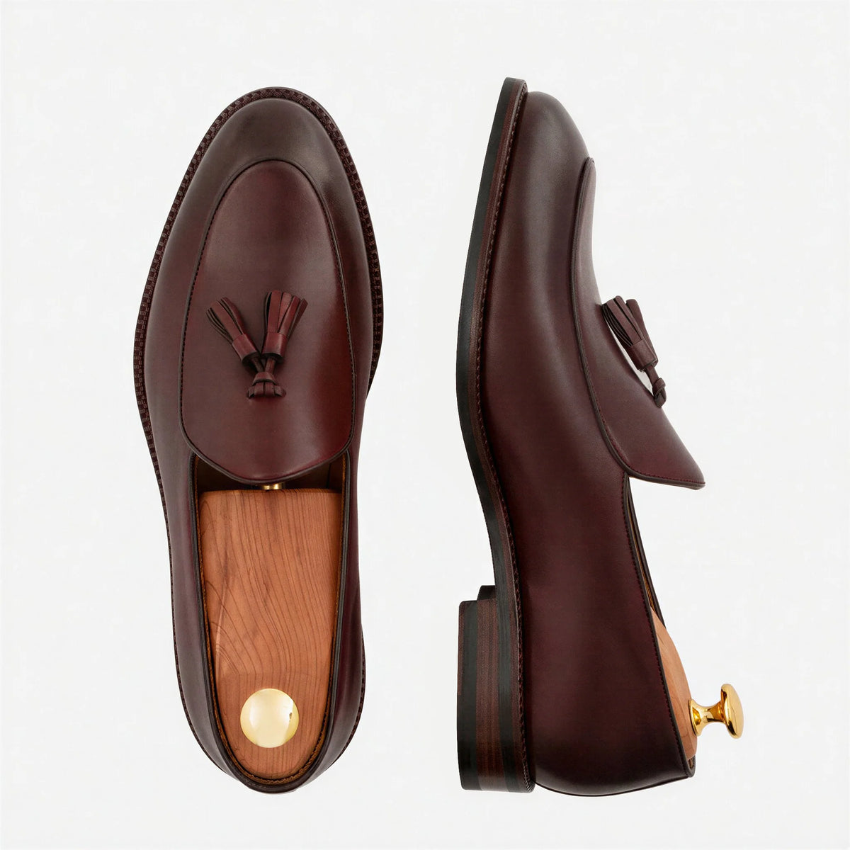 Perry Men's Belgian Loafer in Premium Full-Grain Leather