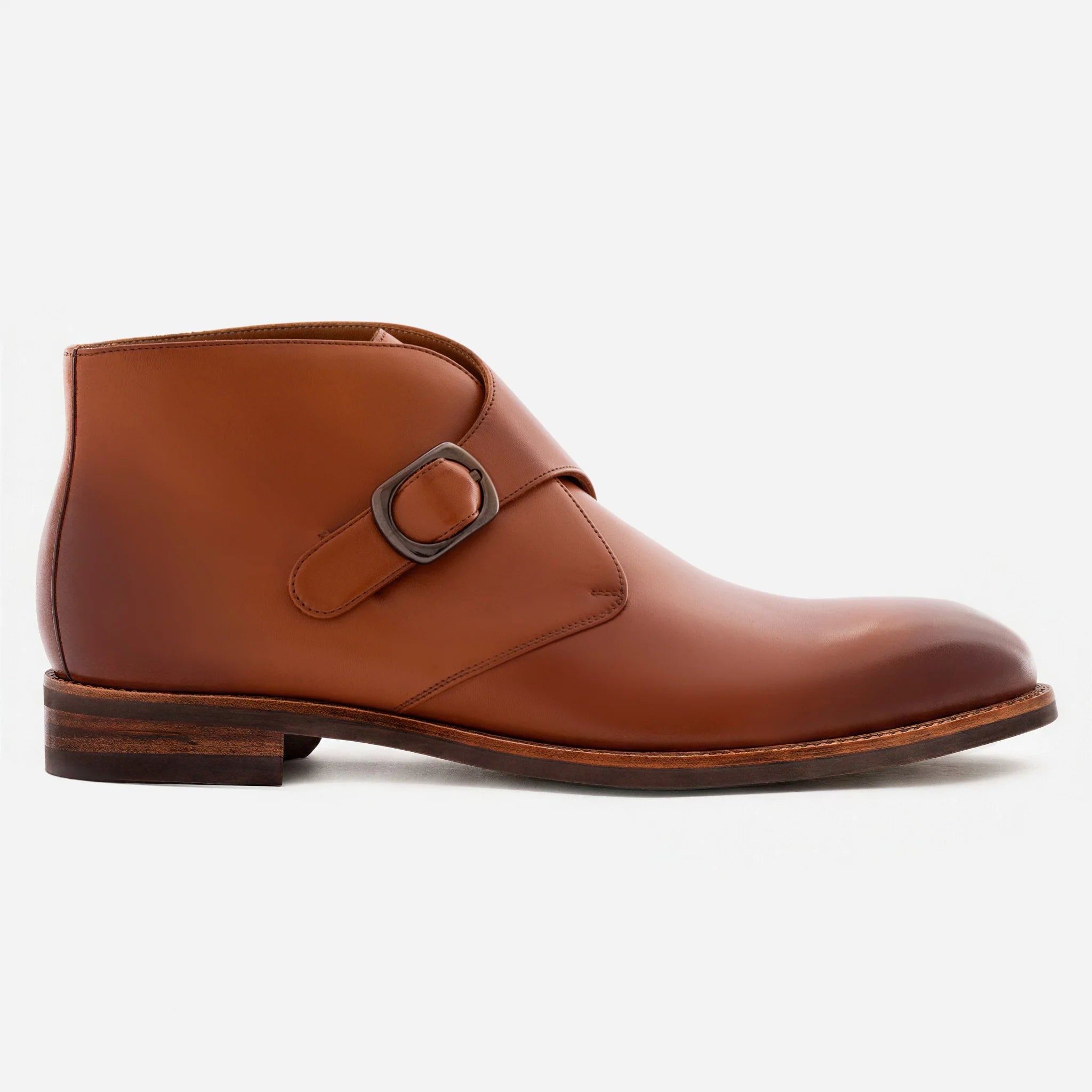 Men’s Gregory Buckle Boots in Premium Full-Grain Leather