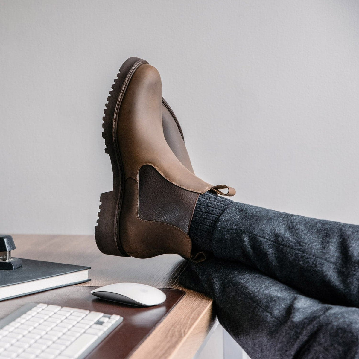 Men's Silva Pull-Up Leather Boots