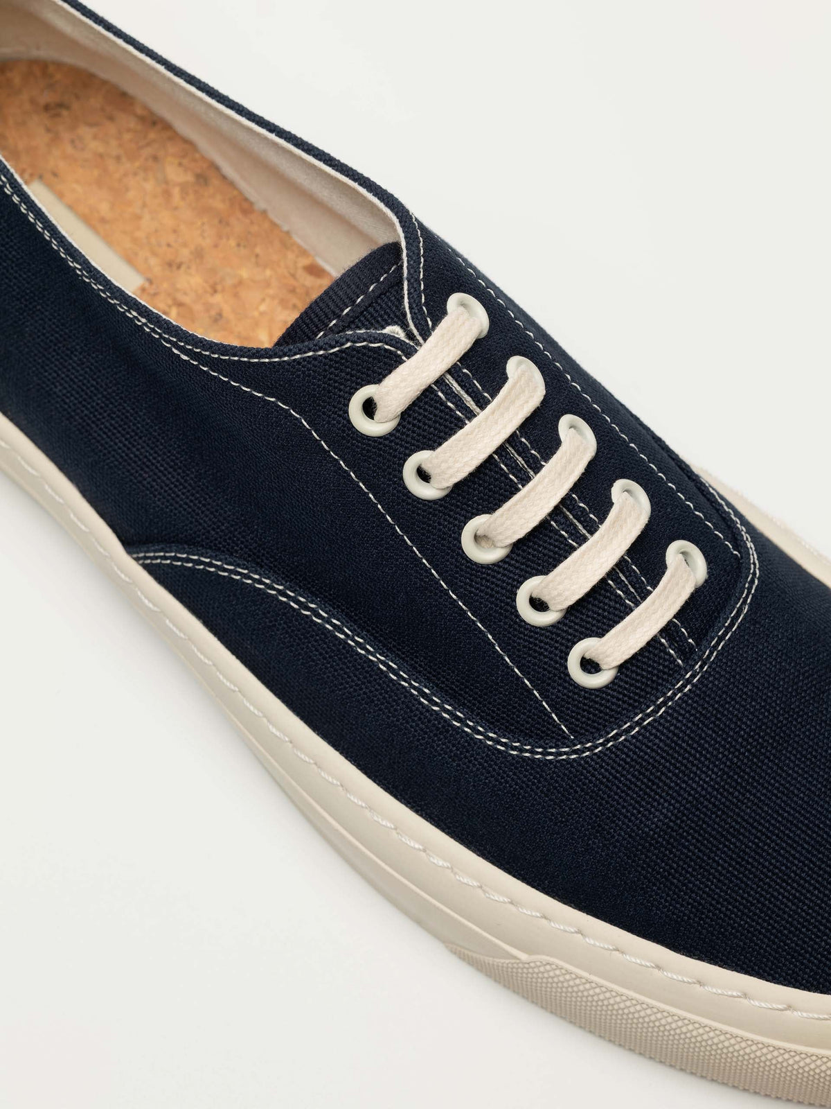 The Deck Shoe - Navy Canvas