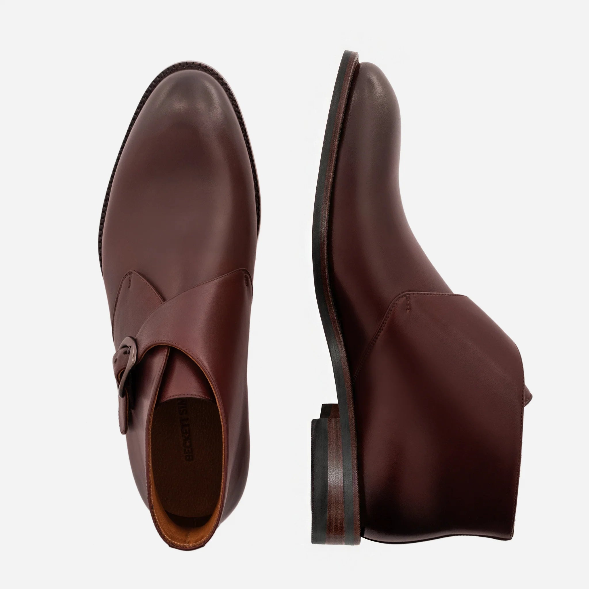 Men’s Gregory Buckle Boots in Premium Full-Grain Leather