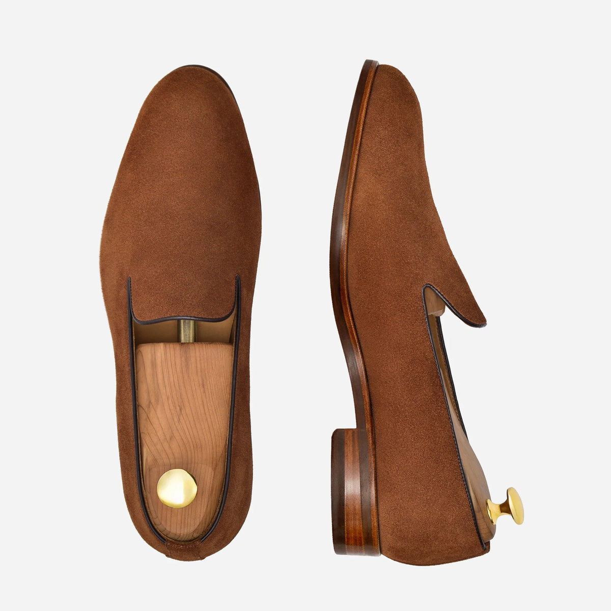 Men’s Langford Wholecut Suede Loafers