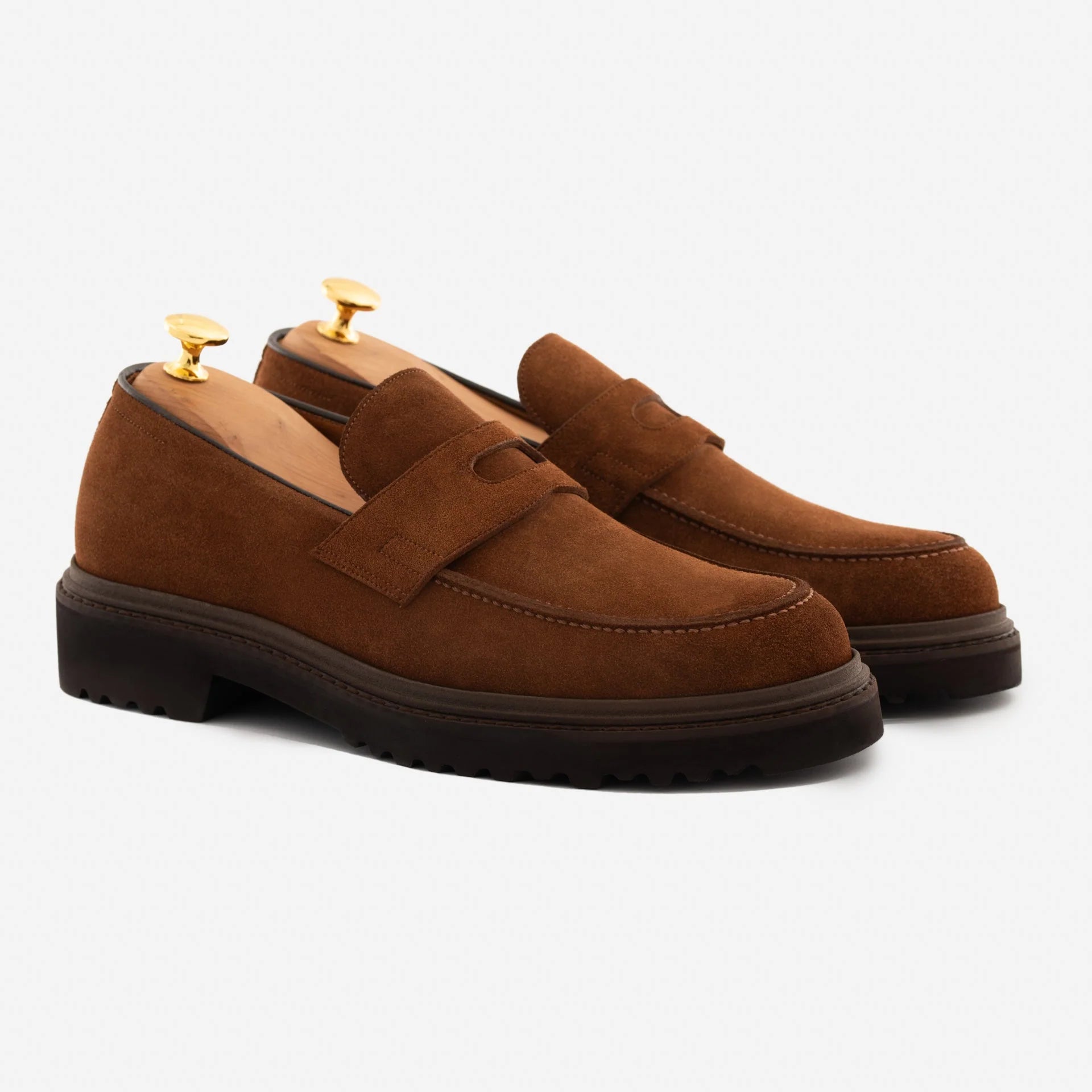 Fuentes Water-Repellent Suede Loafers for Men
