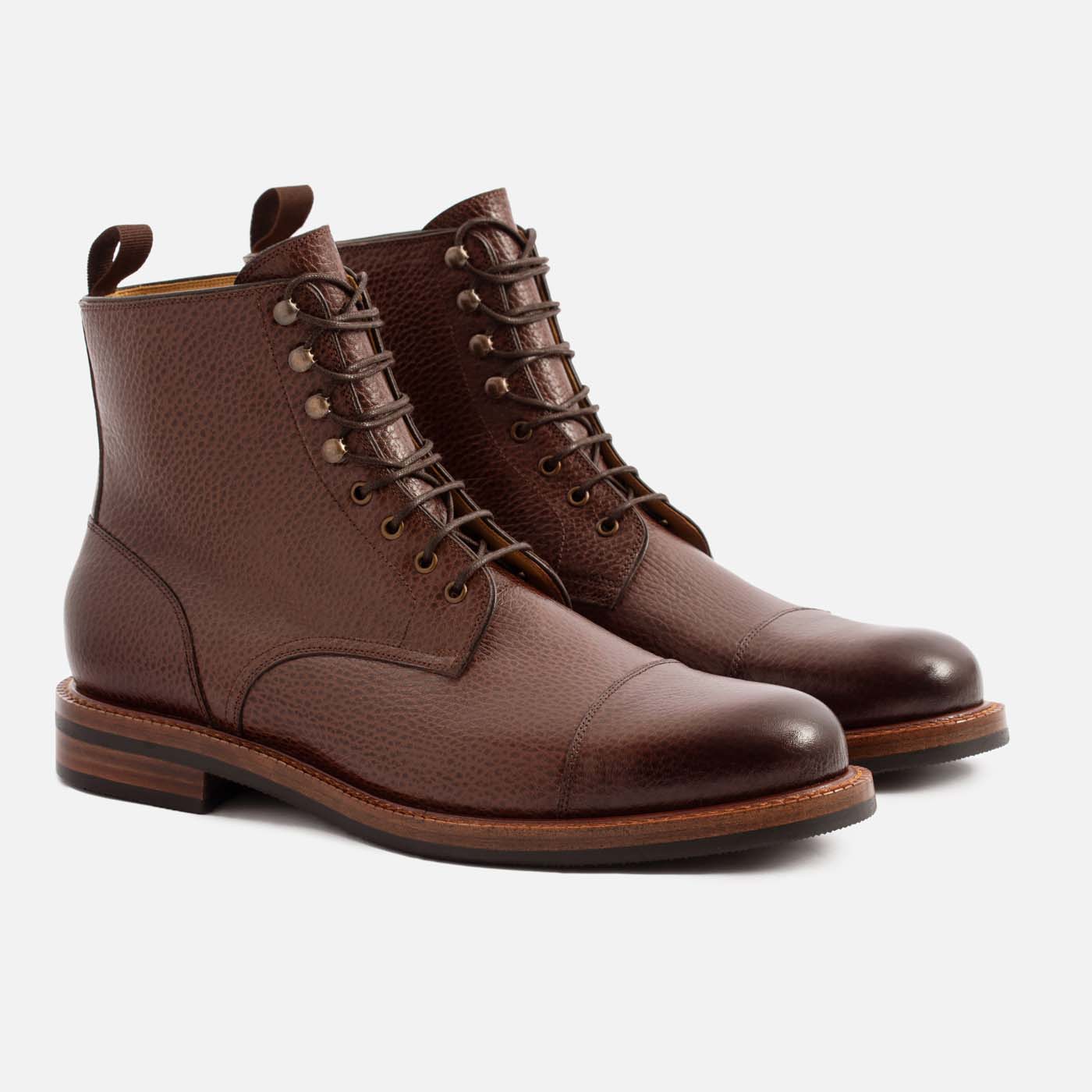 Men's Dowler Boots - Pebbled Leather Formansi