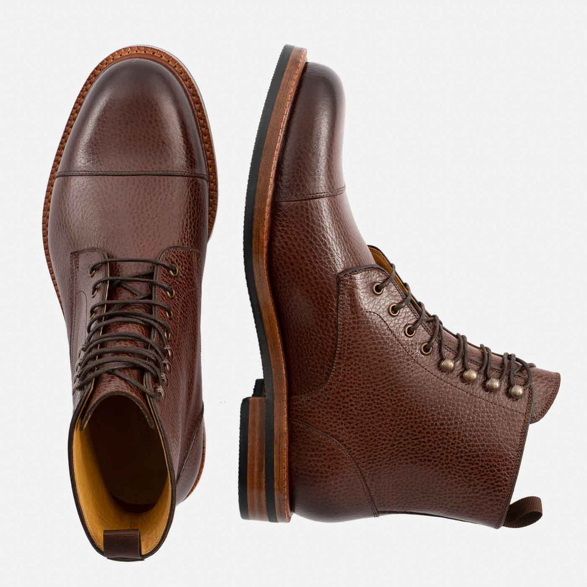Men's Dowler Boots - Pebbled Leather Formansi
