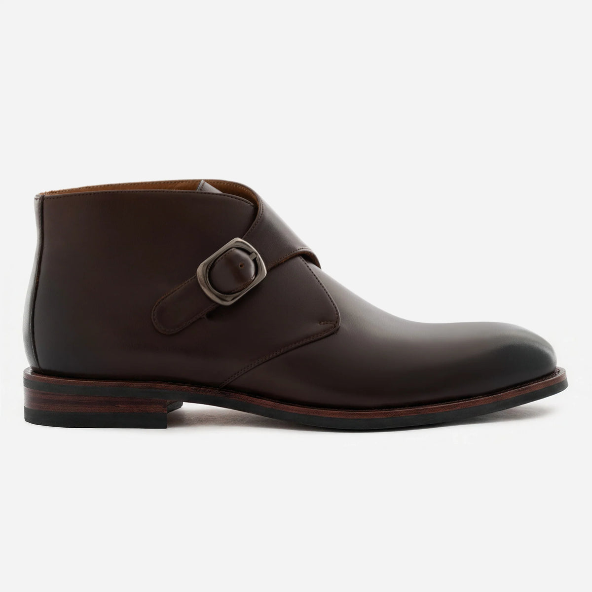 Men’s Gregory Buckle Boots in Premium Full-Grain Leather