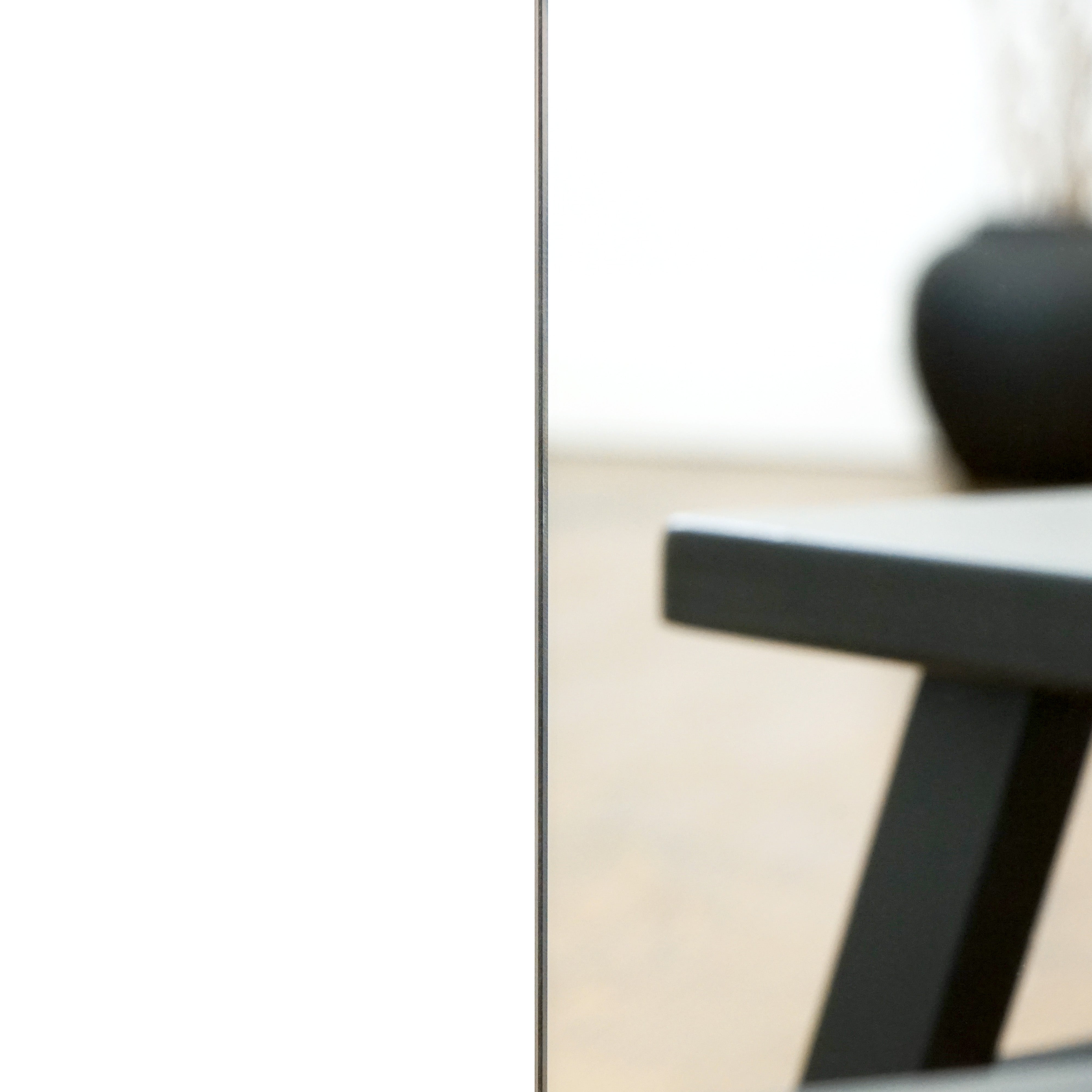 Edge Mirror – Extra large frameless full-length mirror with curved design (179 cm x 110 cm)