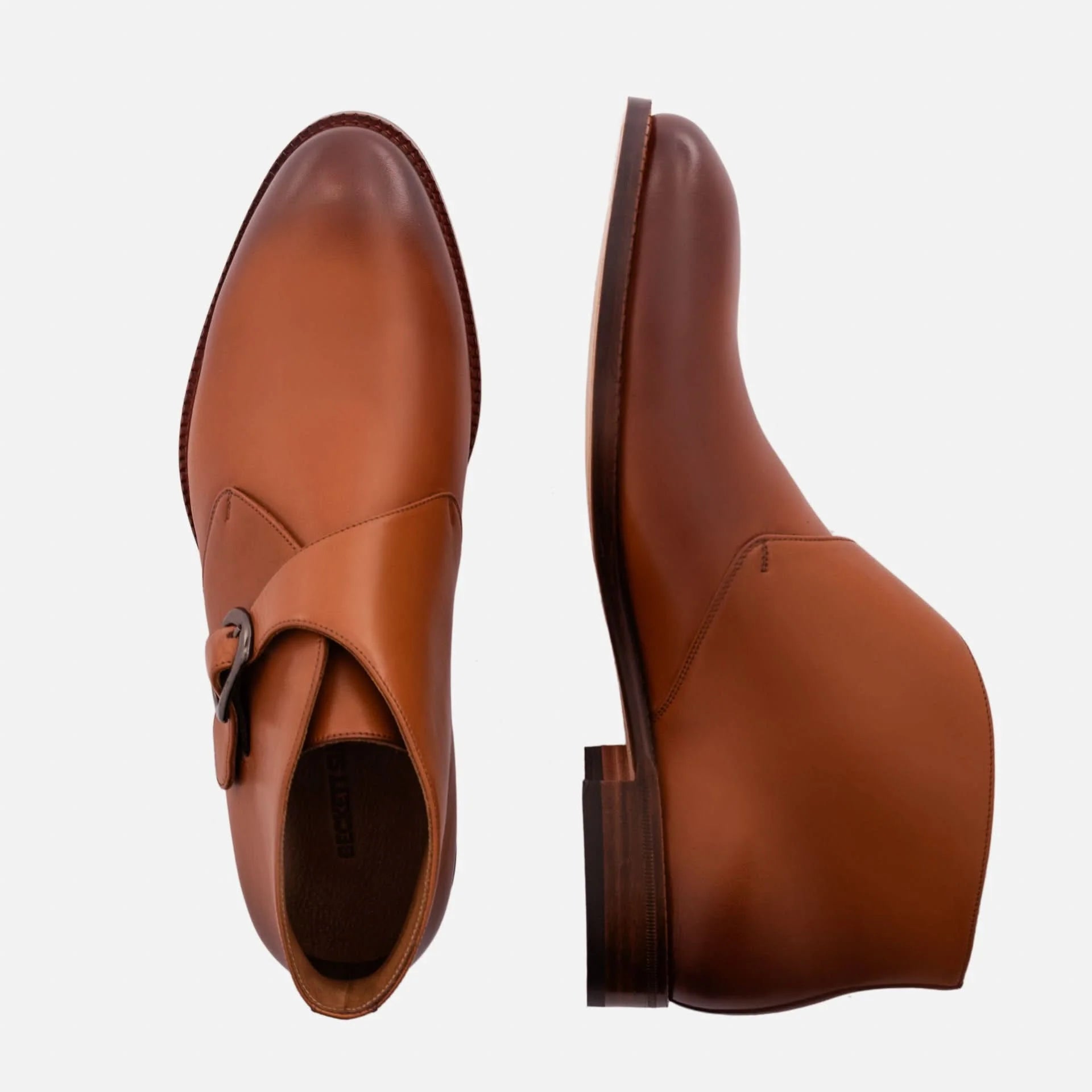 Men’s Gregory Buckle Boots in Premium Full-Grain Leather