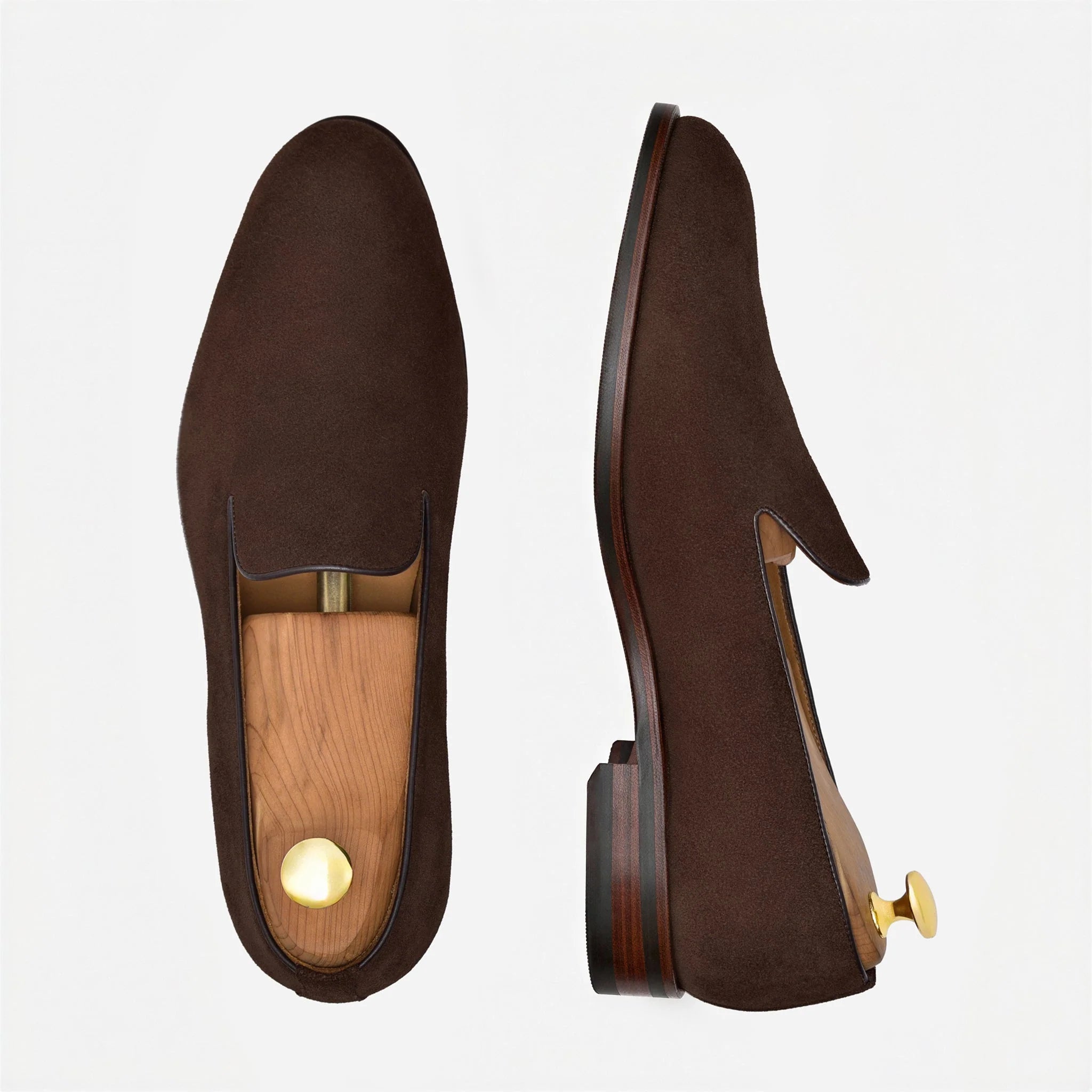 Men’s Langford Wholecut Suede Loafers