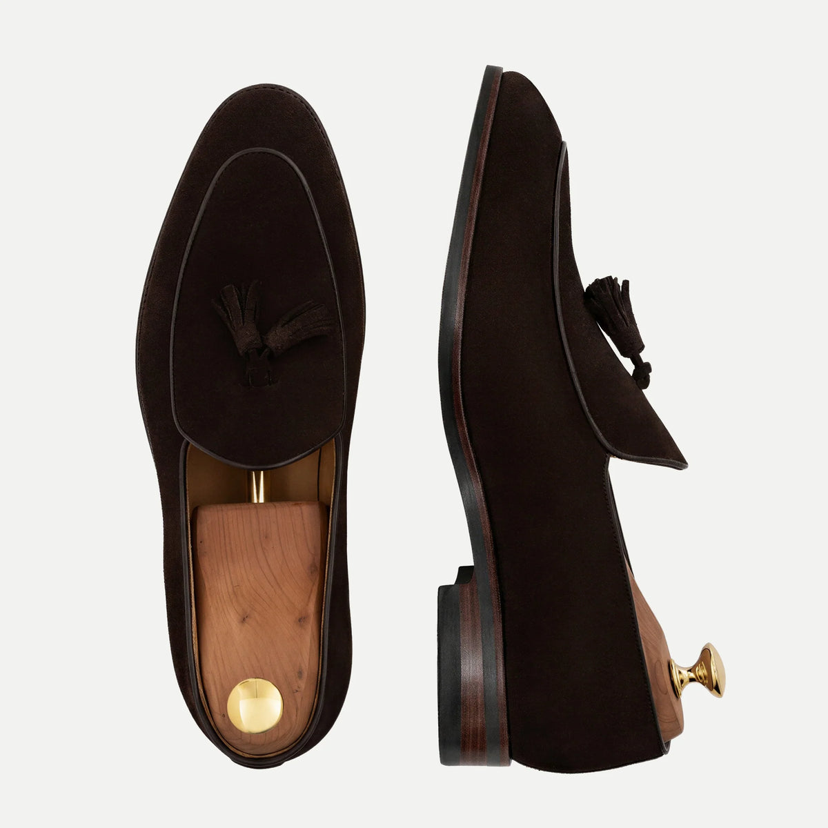 Perry Men’s Belgian Loafers in Water-Repellent Suede