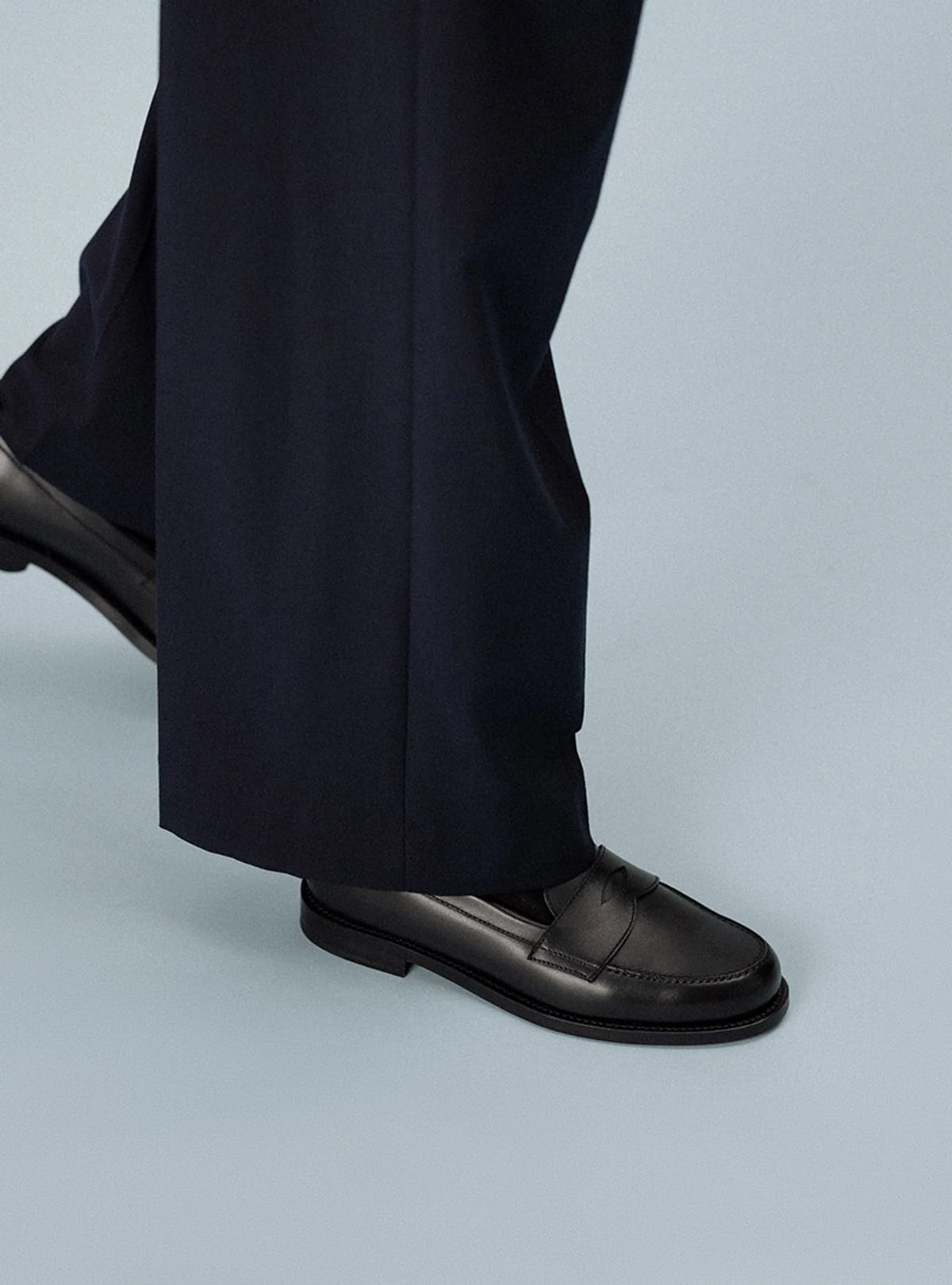 The Ivy Loafer - Black Calf