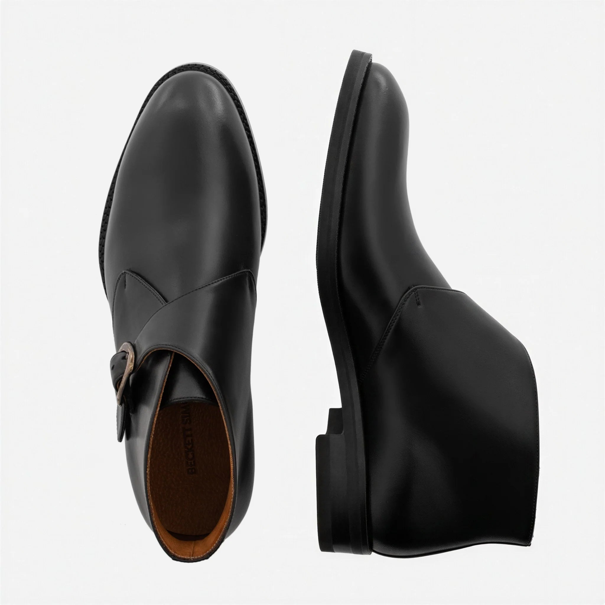 Men’s Gregory Buckle Boots in Premium Full-Grain Leather