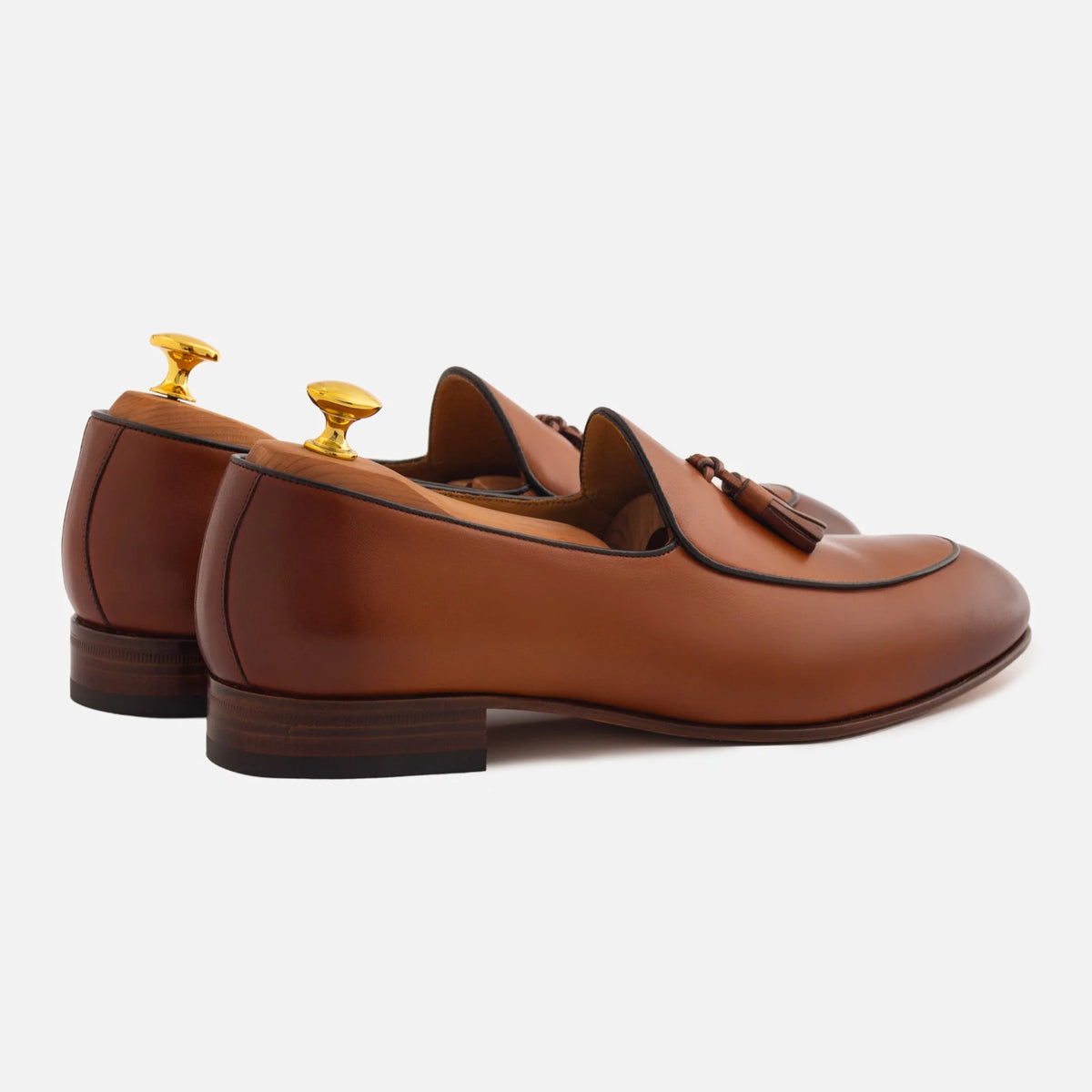 Perry Men's Belgian Loafer in Premium Full-Grain Leather